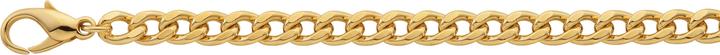 Bijou Classic Collier Panzer halbmassiv 45 cm (Gold)