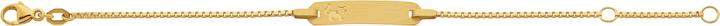 Produktbild Caroussel ID-Bracelet Venezianer mit Katze 14 cm (14 cm, Gold)