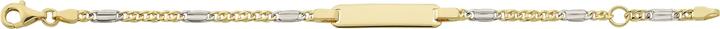 Image du produit Caroussel ID-Bracelet Fantasie (weiss rhod.) 14 cm (14 cm, Or)