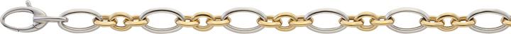 Bijou Classic Bracelet Fantasie halbmassiv 19 cm (19 cm, Gold)
