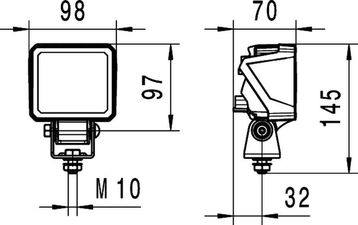 Produktbild Hella Rückfahrleuchte Aufbau LED 2ZR 996 479-501