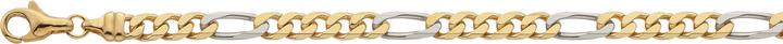 Produktbild Bijou Classic Bracelet Figaro geschliffen 19 cm (19 cm, Gold)