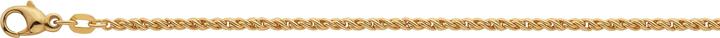 Produktbild Bijou Classic Collier Doppelanker linksgedreht 50 cm (Gold)
