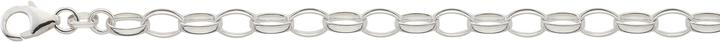 Bijou Classic Charmbracelet weiss 19 cm (19 cm, Silber)