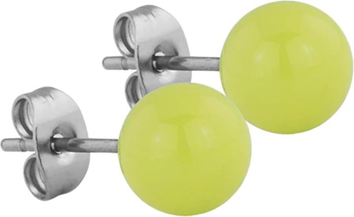 Produktbild Star Piercing Ohrstecker gelb Kugel (Chirurgenstahl 316L, ohne Messing)