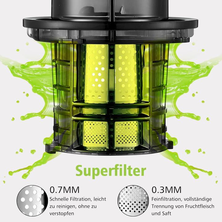 Actual product image Aobosi Slow Juicer SJ-022 mit Rückwärtsfunktion