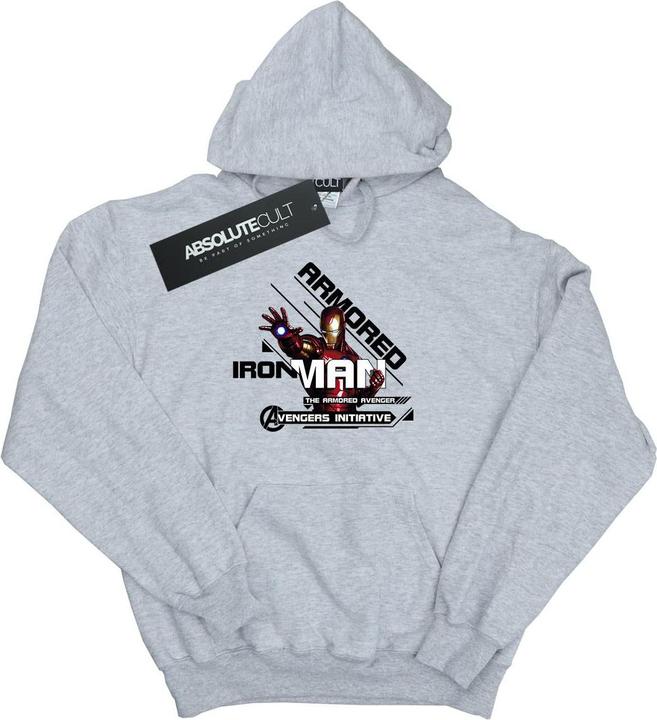 Immagine prodotto Avengers Iron Man Armoured Avenger Felpa con Cappuccio Ragazzi (116)