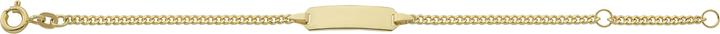 Caroussel ID-Bracelet Panzer geschliffen 14 cm (14 cm, Gold)