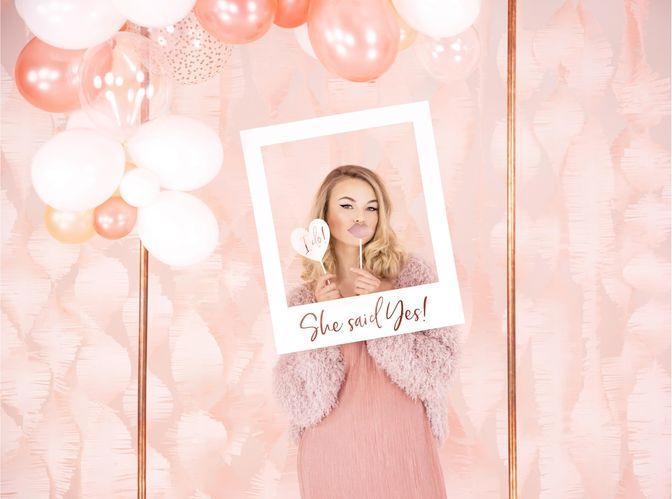 Produktbild Partydeco Photo Booth Wedding Set