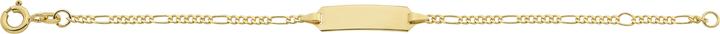 Caroussel ID-Bracelet Figaro 14 cm (14 cm, Gold)