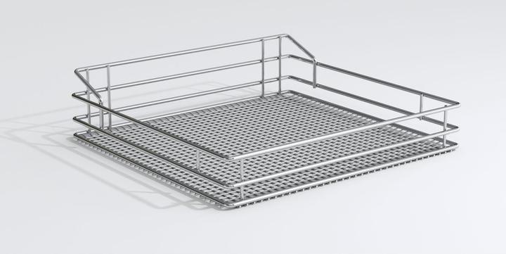 Produktbild Vauth-Sagel Gate Saphir Einzelkorb Küchenorganizer Breite 450 mm Stahl silber