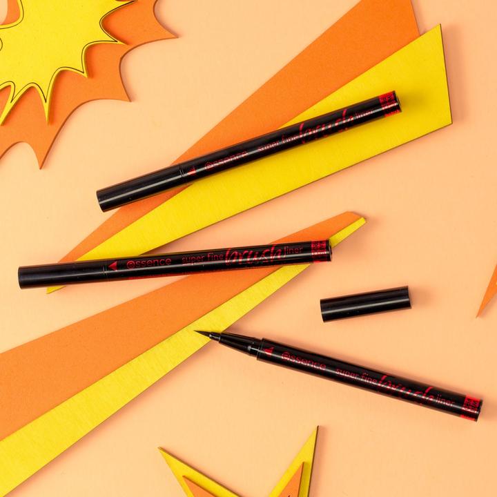 Actual product image essence Eyeliner Super fine brush liner waterproof Black (Black)