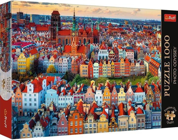 Image du produit Trefl Puzzle Premium Plus 1000 - Vue de Gdansk, Pologne (1000 pièces)