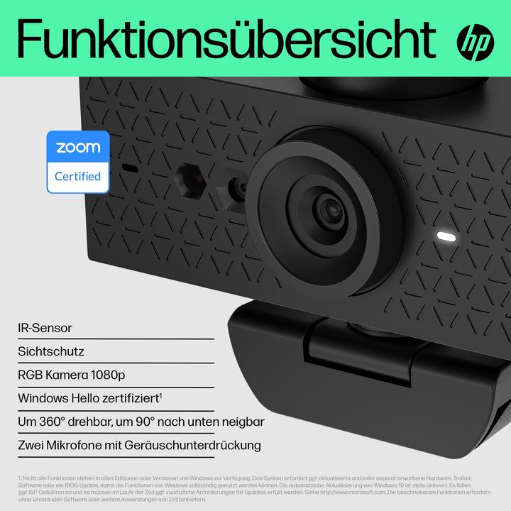 Produktbild HP 620 FHD Webcam (P) (4 Mpx)