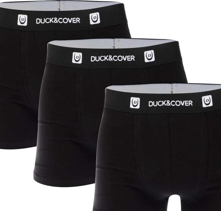 Actual product image Duck and Cover Mens Villani Boxer Shorts (Pack of 3) (S)