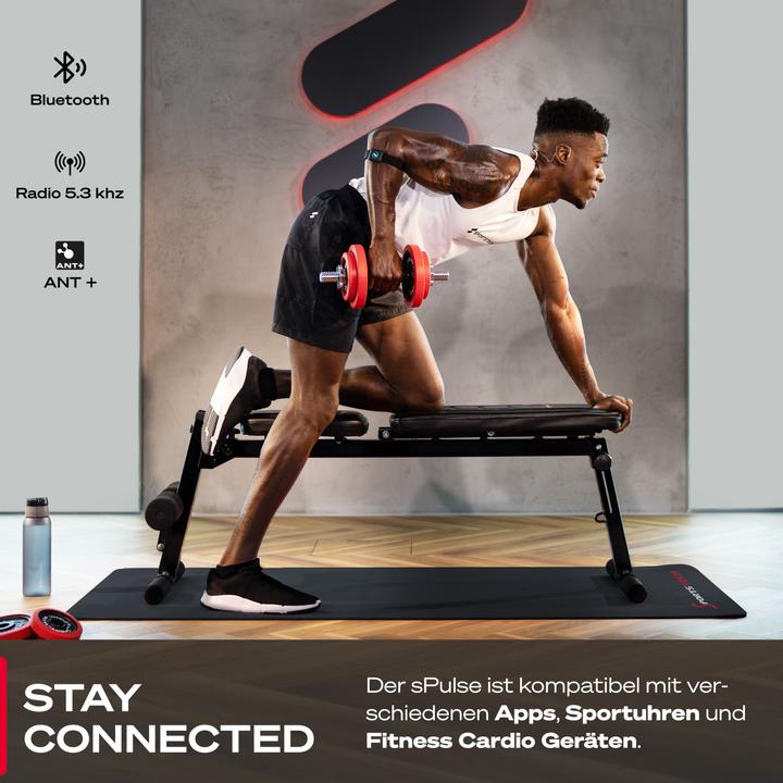 Immagine prodotto Sportstech Cardiofrequenzimetro sPulse Cardiofrequenzimetro con braccialetto via Bluetooth e sensore LED |