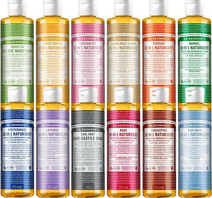 Actual product image Dr. Bronner's Savon liquide 18 en 1 (240 ml)