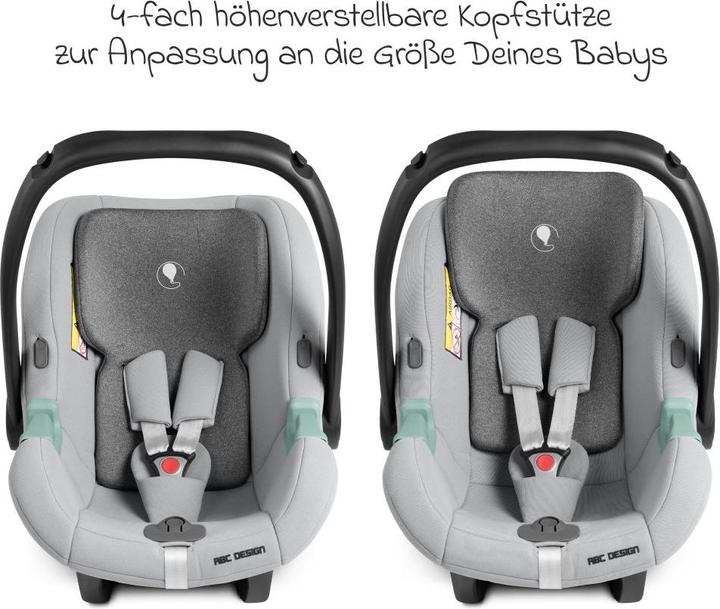 Actual product image ABC Design ABC Tulip baby car seat i-Size / 0 to approx. 13 kg (Baby car seat, ECE R129/i-Size Standard)