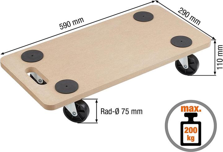 Actual product image Metafranc Transport scooter (200 kg)