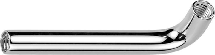 Image du produit Star Piercing Barre Barbell L Courbe argentée avec filetage femelle de 1,2 mm (sans laiton, Titane G23)