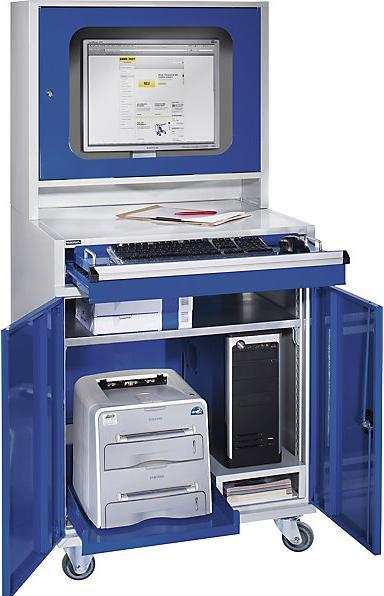 Actual product image eurokraft pro Computer cabinet (80 cm, 155 cm)