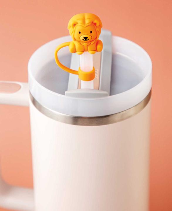 Image du produit I Am Creative Silikon Trinkhalm-Abdeckung passend für Trinkflaschen, Stanley