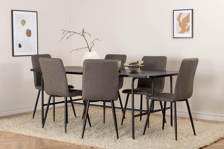 Produktbild Ebuy24 Essgruppe Uno 16 (7-teilig) (90 x 200 x 74 cm)