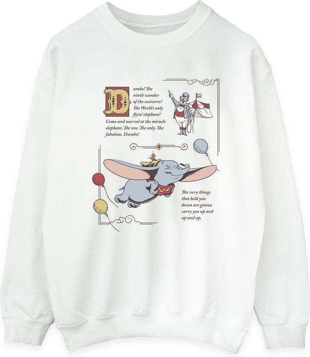 Disney Dumbo Story Book Page Sweatshirt (S)