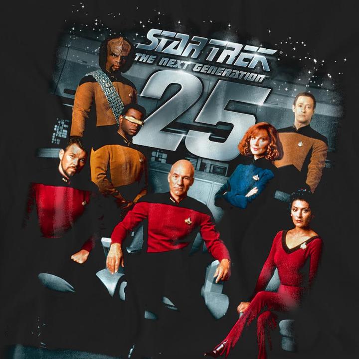 Actual product image Unisex Adult 25th Anniversary T-Shirt (L)