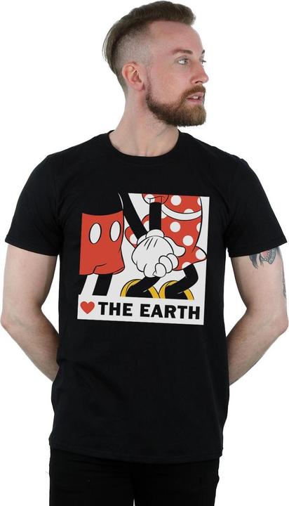 Image du produit Disney - T-shirt MICKEY MOUSE HEART THE EARTH - Homme (S)