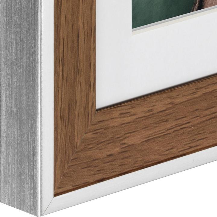 Productafbeelding Hama Sierra kunststof frame, walnoot, 15 (10 x 15 cm)