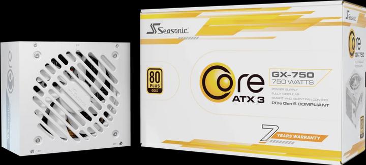 Actual product image Seasonic Sea Sonic 750W Core SRP-CGX751-A5A32SF-W ATX 3.1 80+ Gold (750 W)