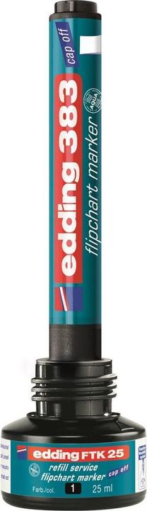 Produktbild Edding Nachfülltusche FTK25 (Schwarz, 1 x)