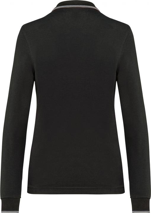 Produktbild Kariban Polo-Shirt aus Piqué-Strick langarm, Damen (L)