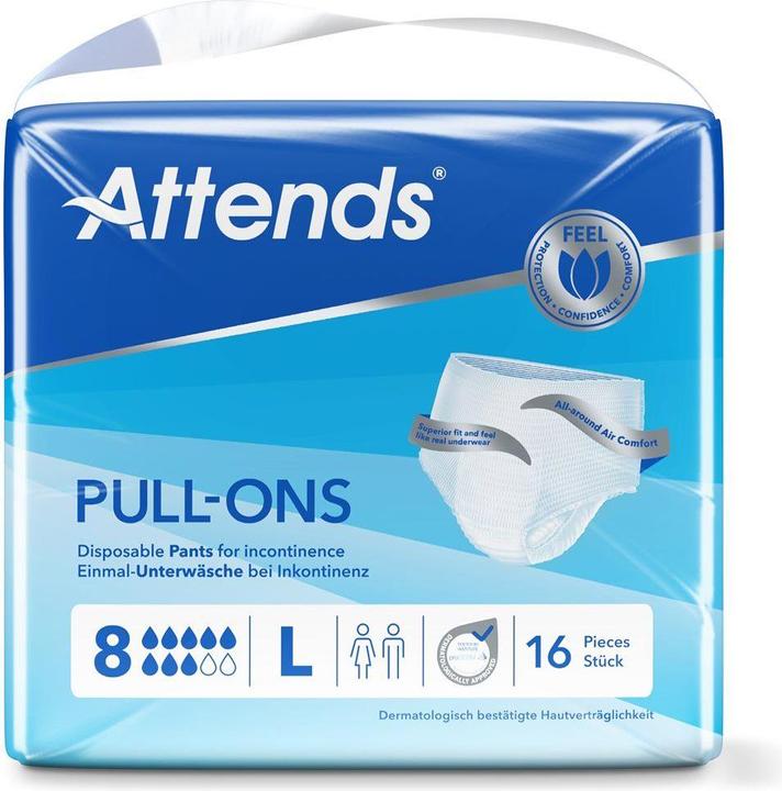 Actual product image Attends Pull Ons 8 Pant L (16 x, Large)