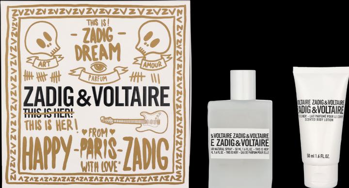Actual product image Zadig & Voltaire This is Her! Christmas 2023 Eau de Parfum 50 / Body Lotion (Eau de parfum, 100 ml)