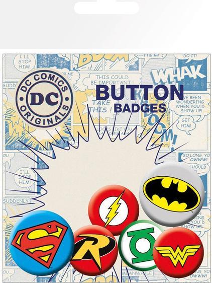 GB Eye DC Comics Logos Badge Pack