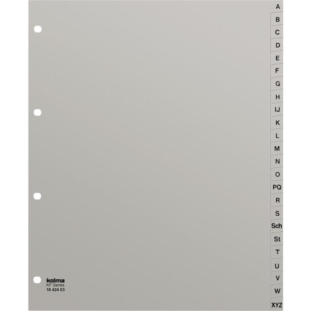 Immagine prodotto Kolma Indice A4 XL forte A-Z 24 pezzi grigio
