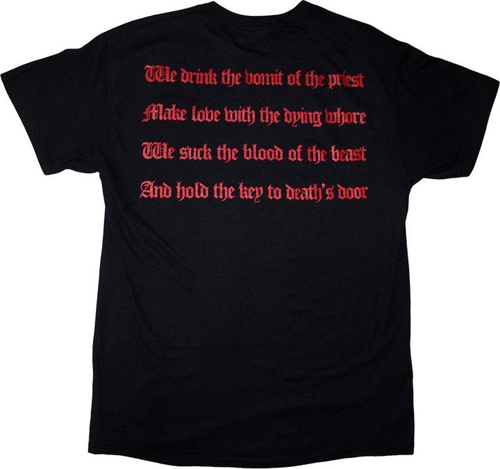 Actual product image Venom Unisex Adult Black Metal Back Print T-Shirt (XL)