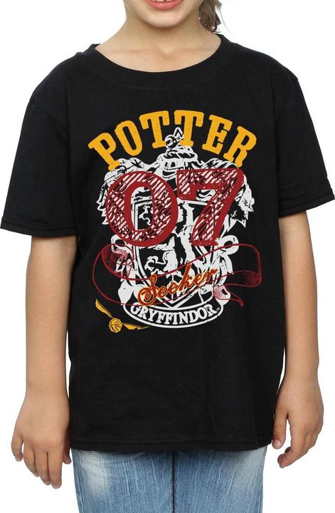 Actual product image Girls Gryffindor Seeker Cotton T-Shirt (116)