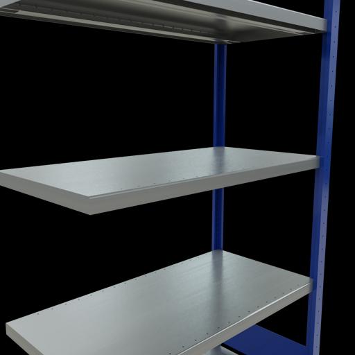 Actual product image Schulte Lagertechnik MULTIplus250 boltless add-on bay system with length bolts