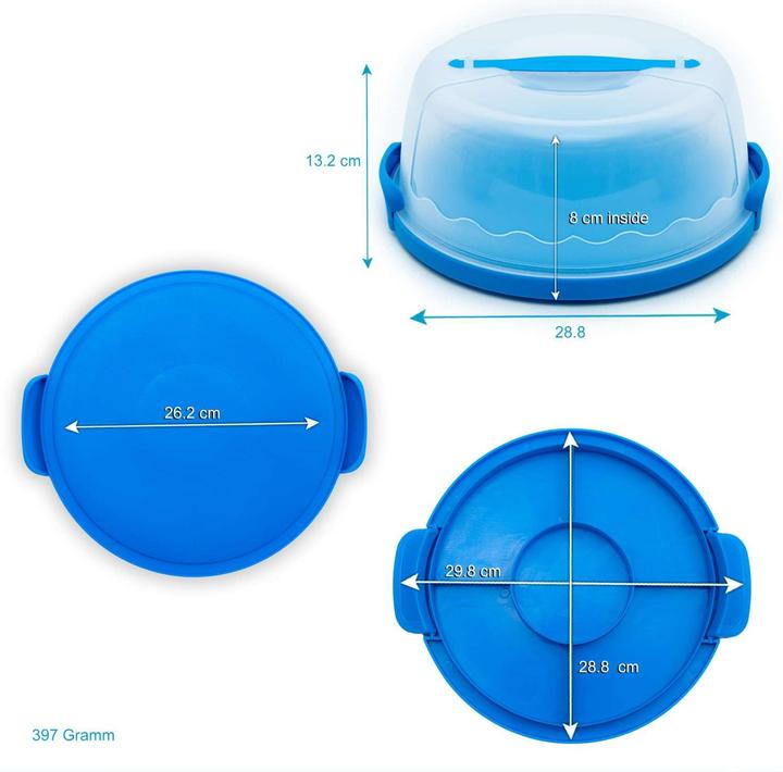 Actual product image Intirilife Cake transport container