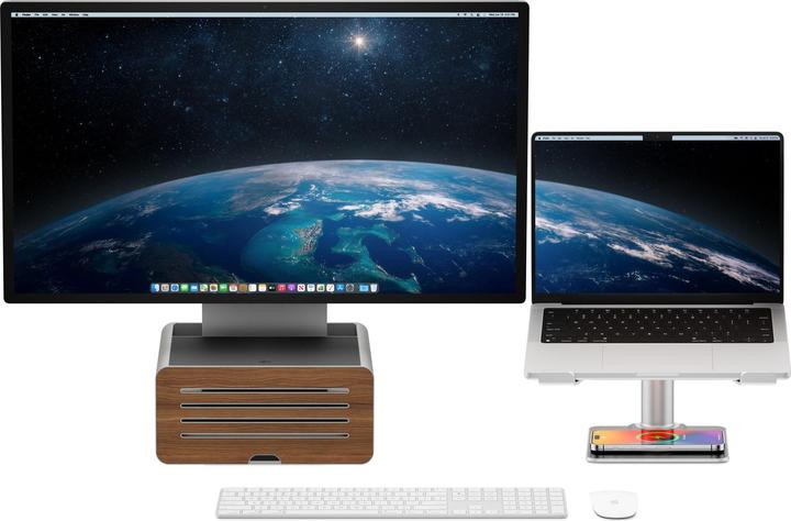Actual product image TwelveSouth HiRise Pro for iMac Silver