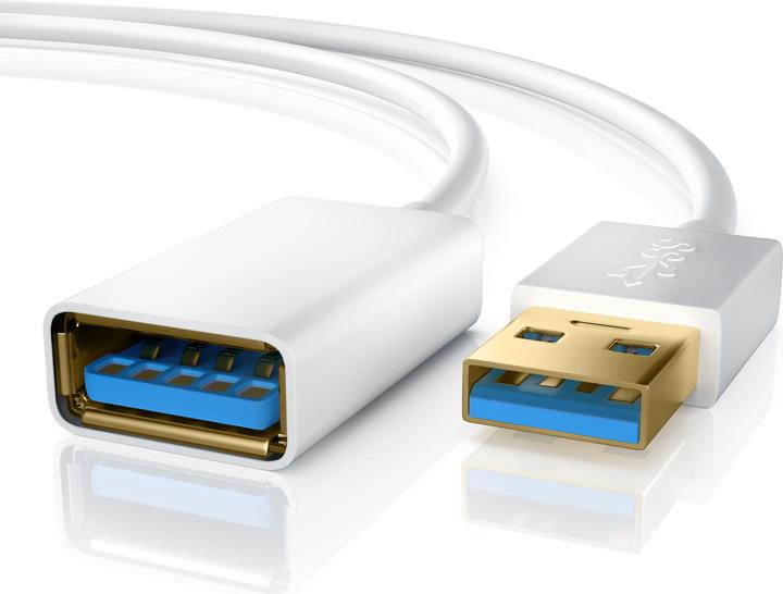 Produktbild Primewire USB 3.0 Repeaterkabel - Verstärker - Verlängerungskabel - Repeater Kabel mit Signalverstärkung (1 m, USB 3.0)