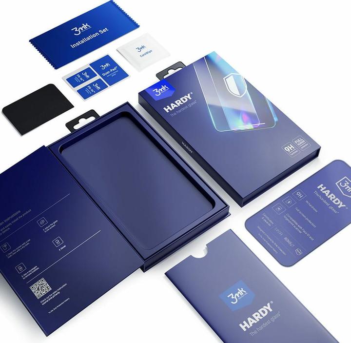 Actual product image 3MK Hardy szkło hartowane Samsung Galaxy S21 5G (1 Piece, Samsung Galaxy S21 5G)