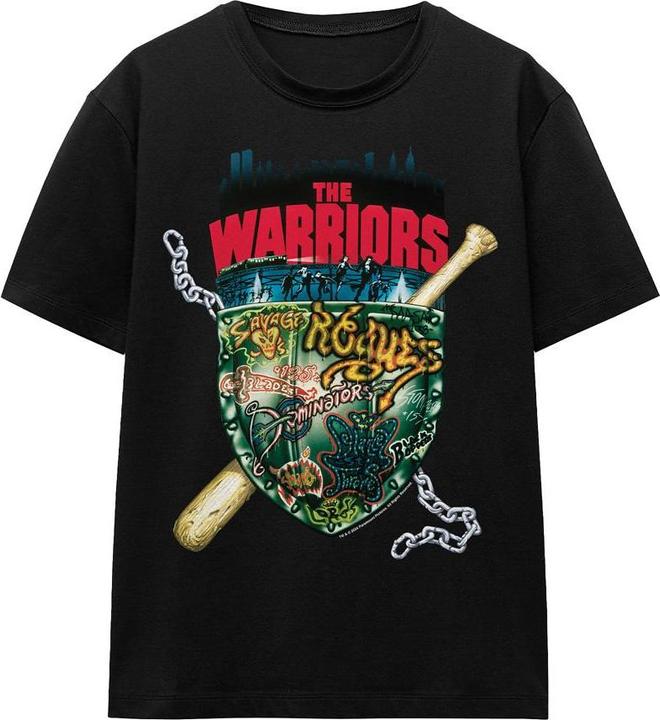 Actual product image Warriors Unisex Adult Shield T-Shirt (M)