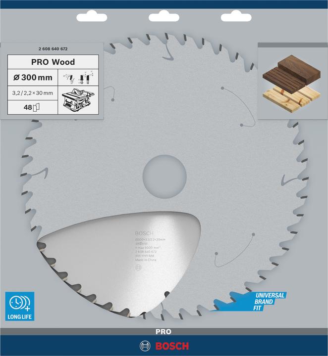 Productafbeelding Bosch Professional Zubehör Cirkelzaagblad Optiline Wood