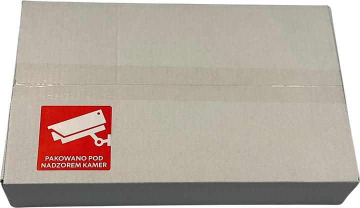 Produktbild Bestpak BSTech Selbstklebeetikett „Verpackt unter Kameraüberwachung“ 80x80 mm 1000 Stk.