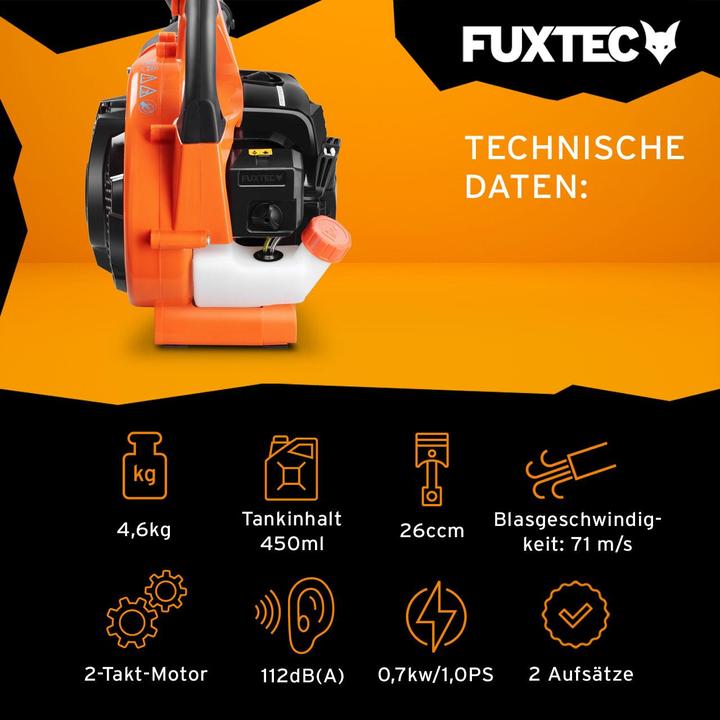 Actual product image Fuxtec FX-LB126 (Petrol, Leaf blower)