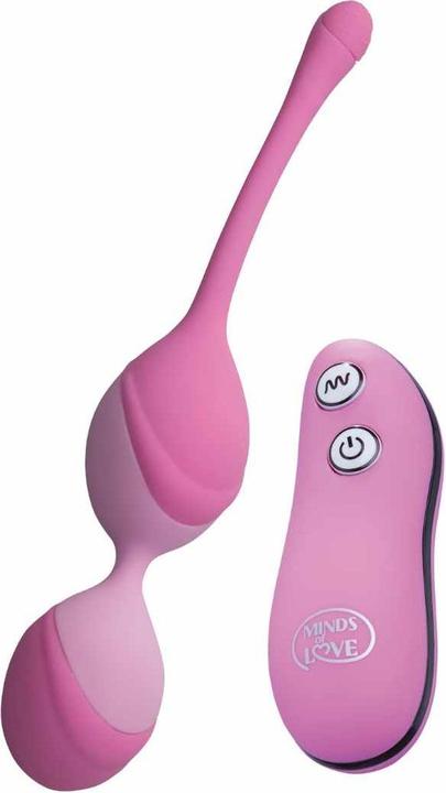 Actual product image Minds of Love TrainBalls Vibro Remote Duo Egg pink